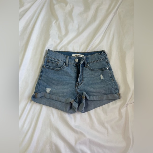 Pacsun Medium Blue Jean Shorts - Picture 1 of 2